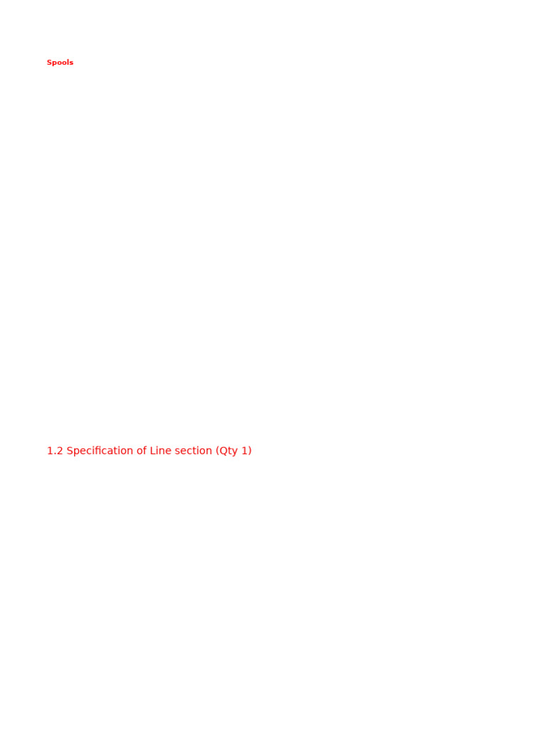 Hydrotest Spool | PDF