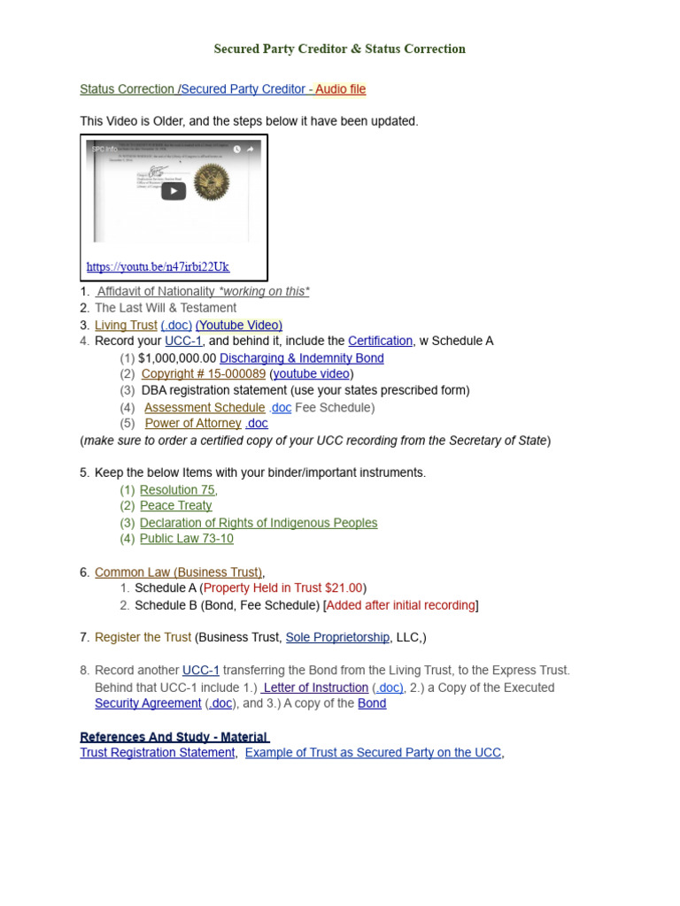 Status Correction Form | PDF