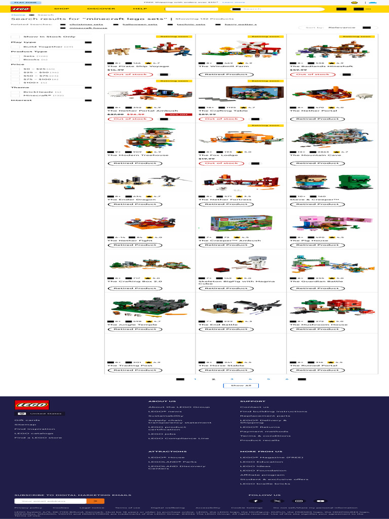 Search Results LEGO Shop | PDF | Lego | Toy Brands