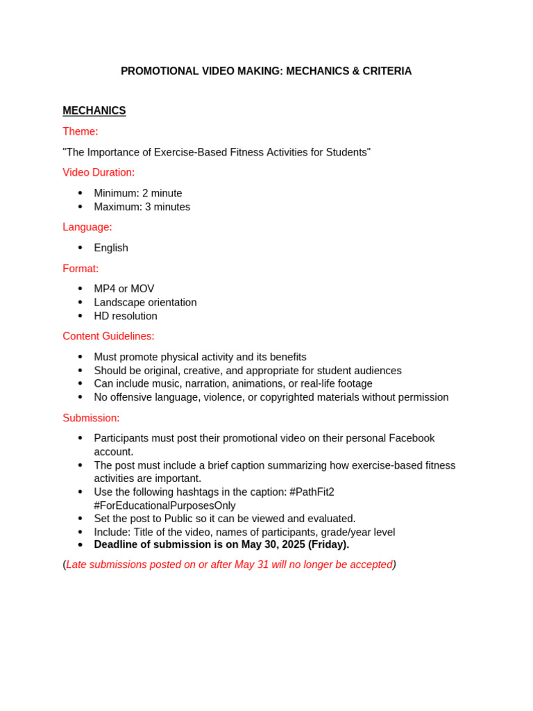 Final Requirement Path Fit 2 | PDF