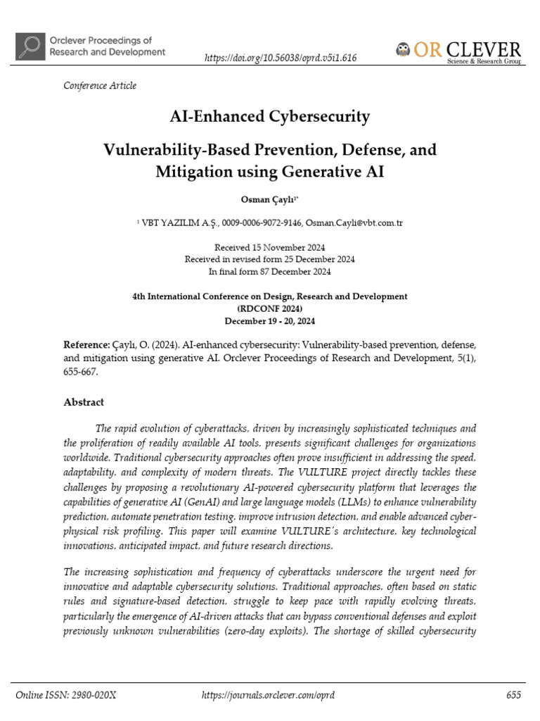 AI Enhanced Cybersecurity | PDF | Computer Security | Security