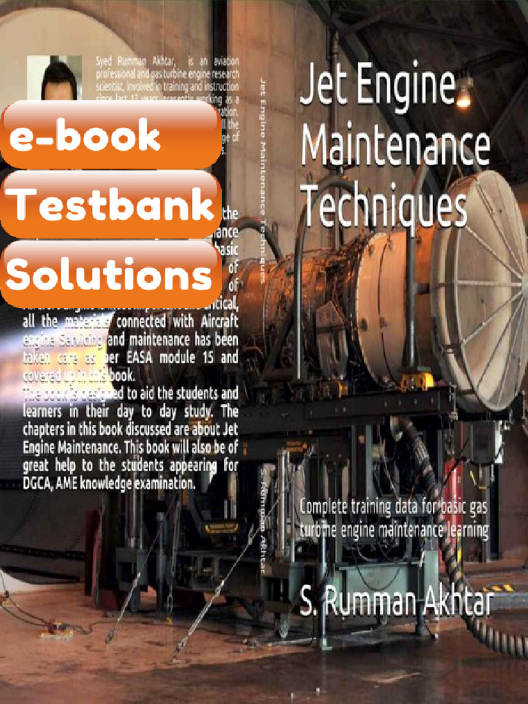 Testbank Jet Engine Maintenance Techniques by Rumman Akhtar Fast ...