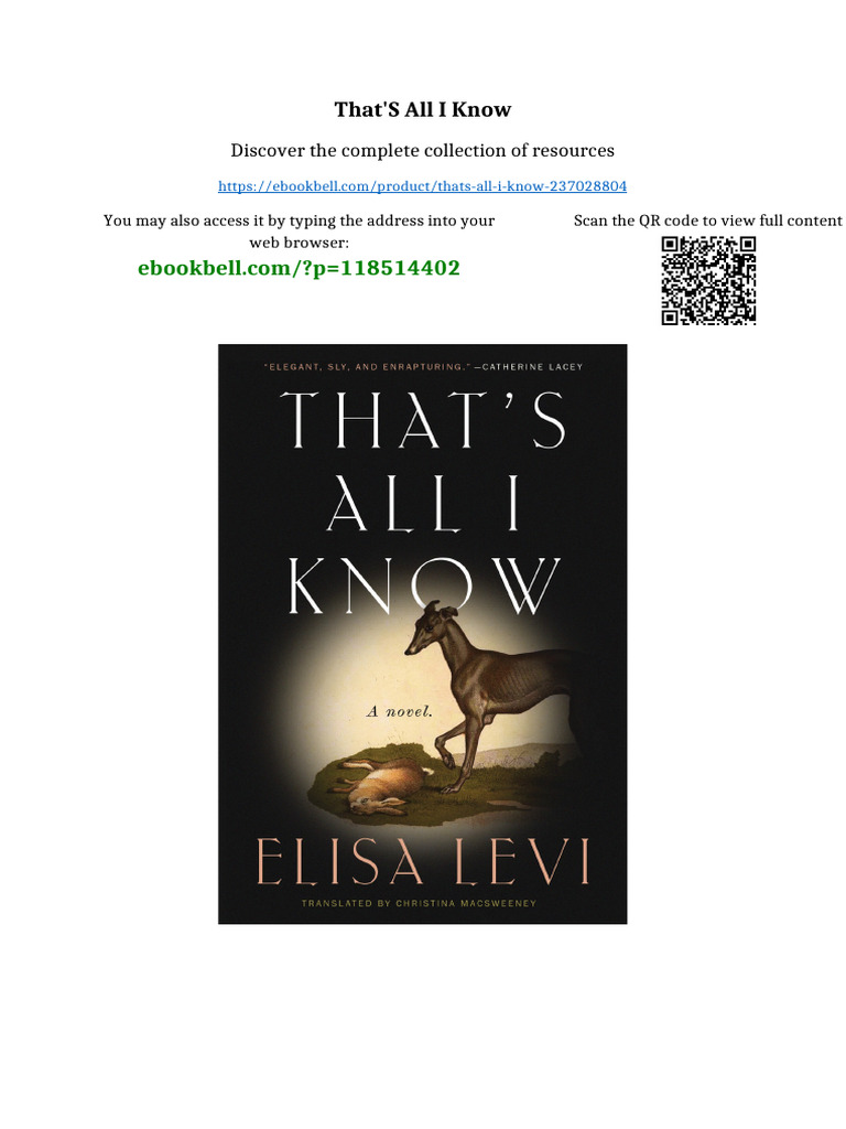That's All I Know PDF Version | PDF | Ludwig Wittgenstein ...