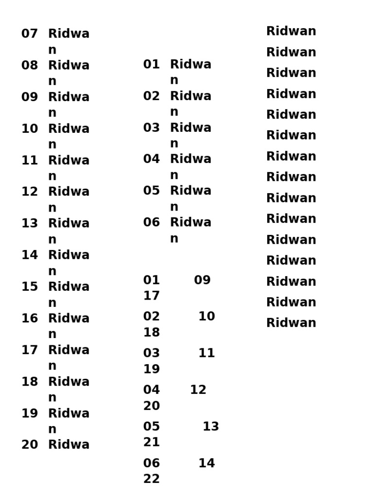 Ridwan | PDF
