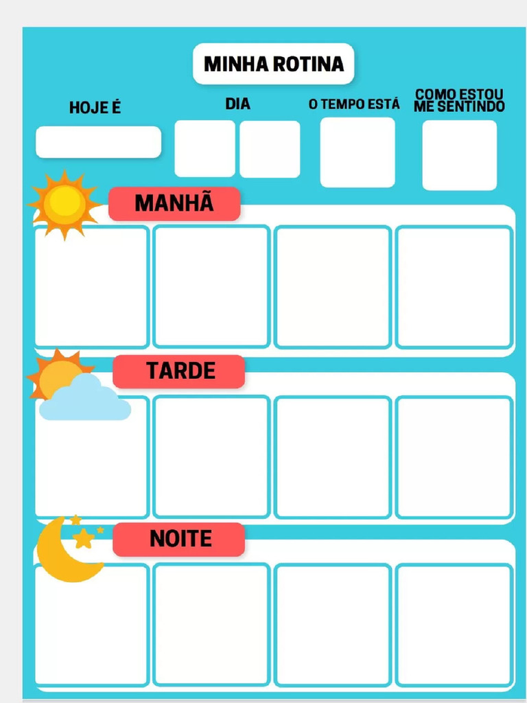 Minha Rotina | PDF