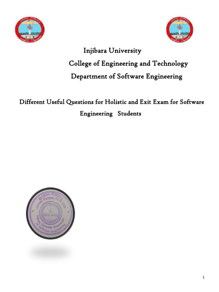 Different Model Questtions For Holistic and Exit Exam Software ...