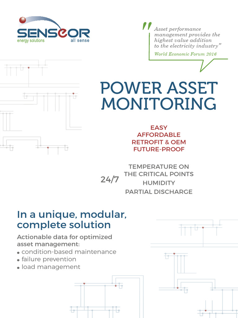 SENSeOR Power Assets Monitoring Solutions | PDF | Computer Engineering ...