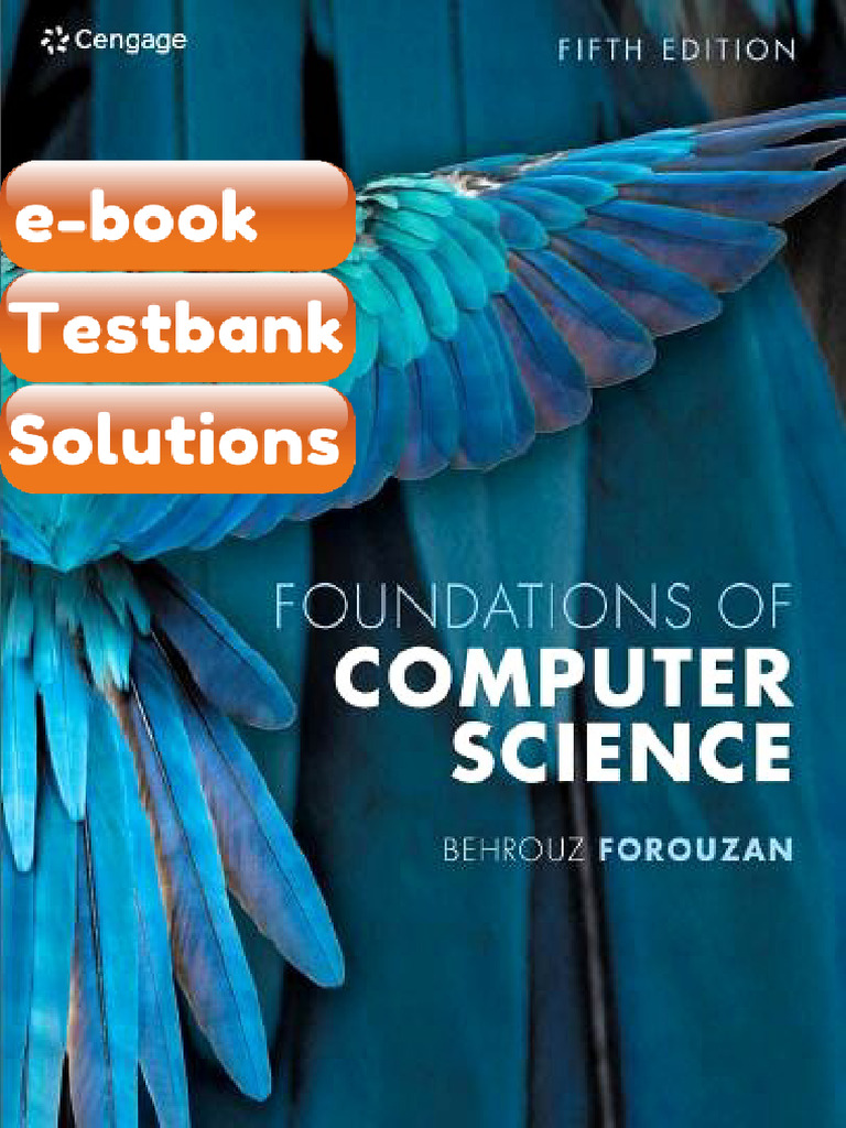 Testbank Foundations of Computer Science 5th EMEA Edition by Behrouz ...