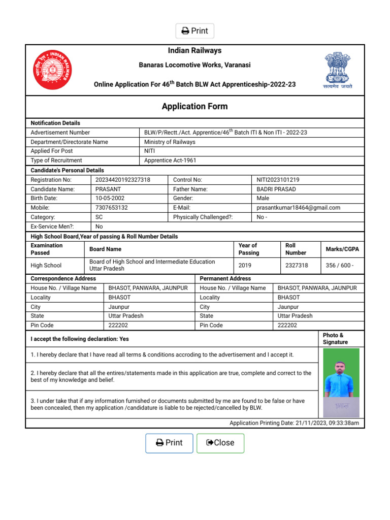 Print Application | PDF
