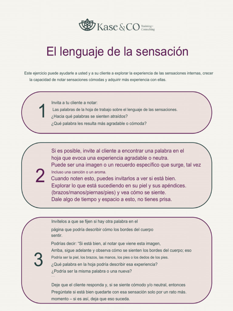 Language of Sensation | PDF
