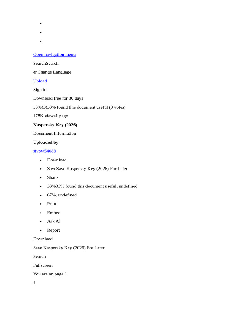 key kis | PDF | Antivirus Software | Computing