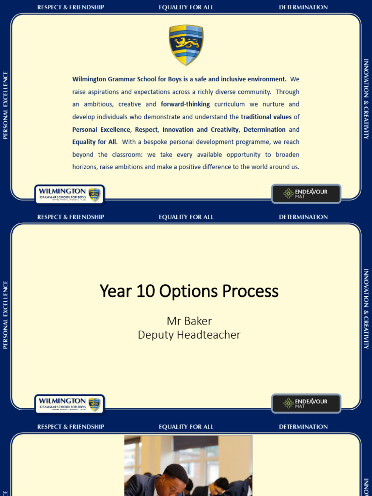 GCSE Options Process Explained 2024 | PDF