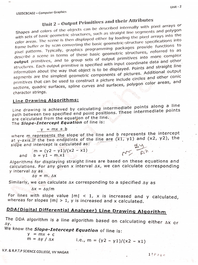 Primitives Unit2 | PDF