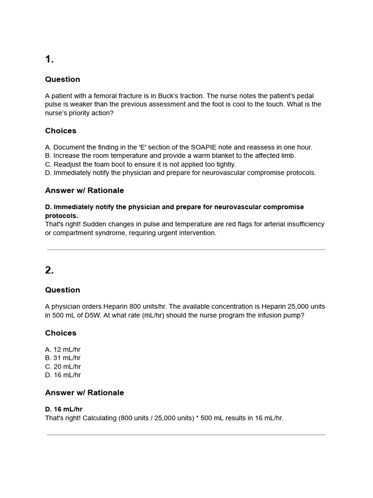 Sample Eval Part 2 | PDF | Nursing | Diseases And Disorders