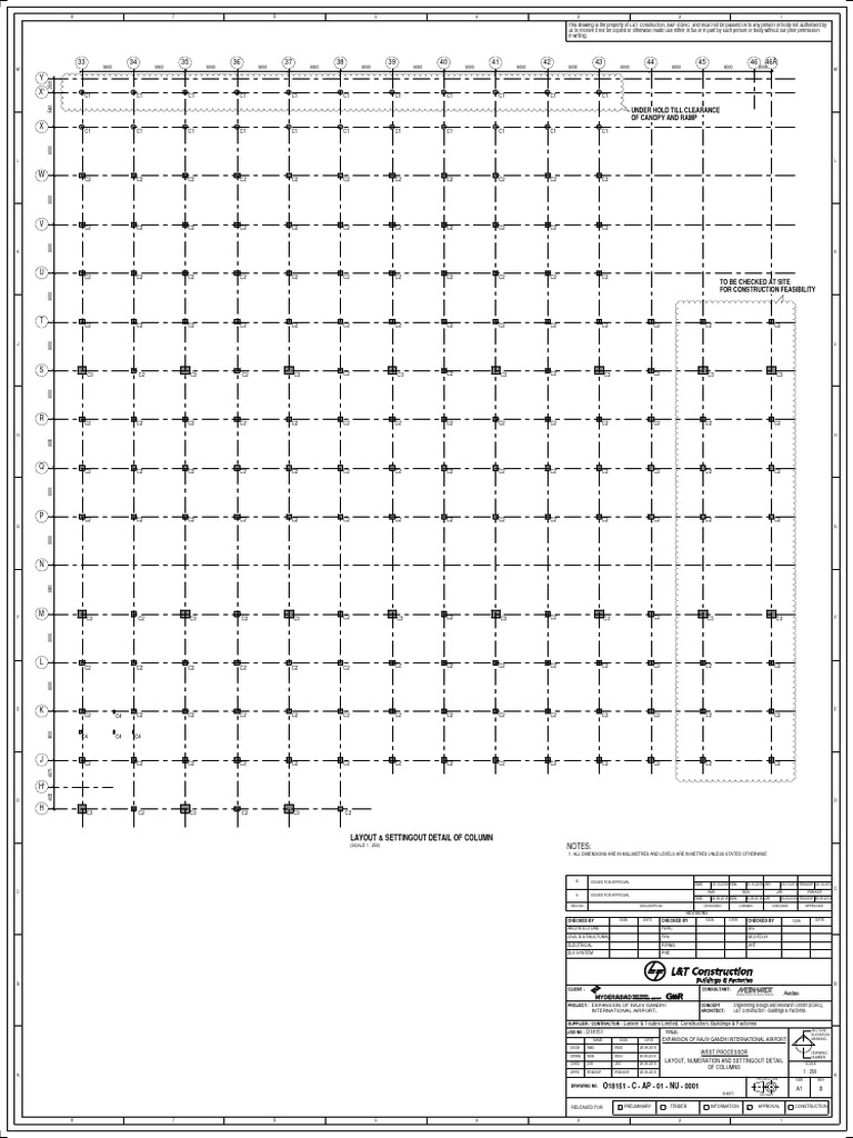 o18151 c AP 01 Nu 0001 Rb Layout, Numeration and Settingout Detail of ...