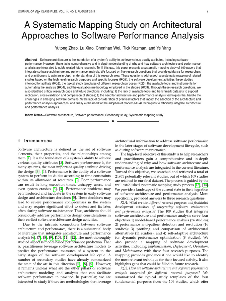 23 A Systematic Mapping Study On Architectural Approa | PDF | Software ...