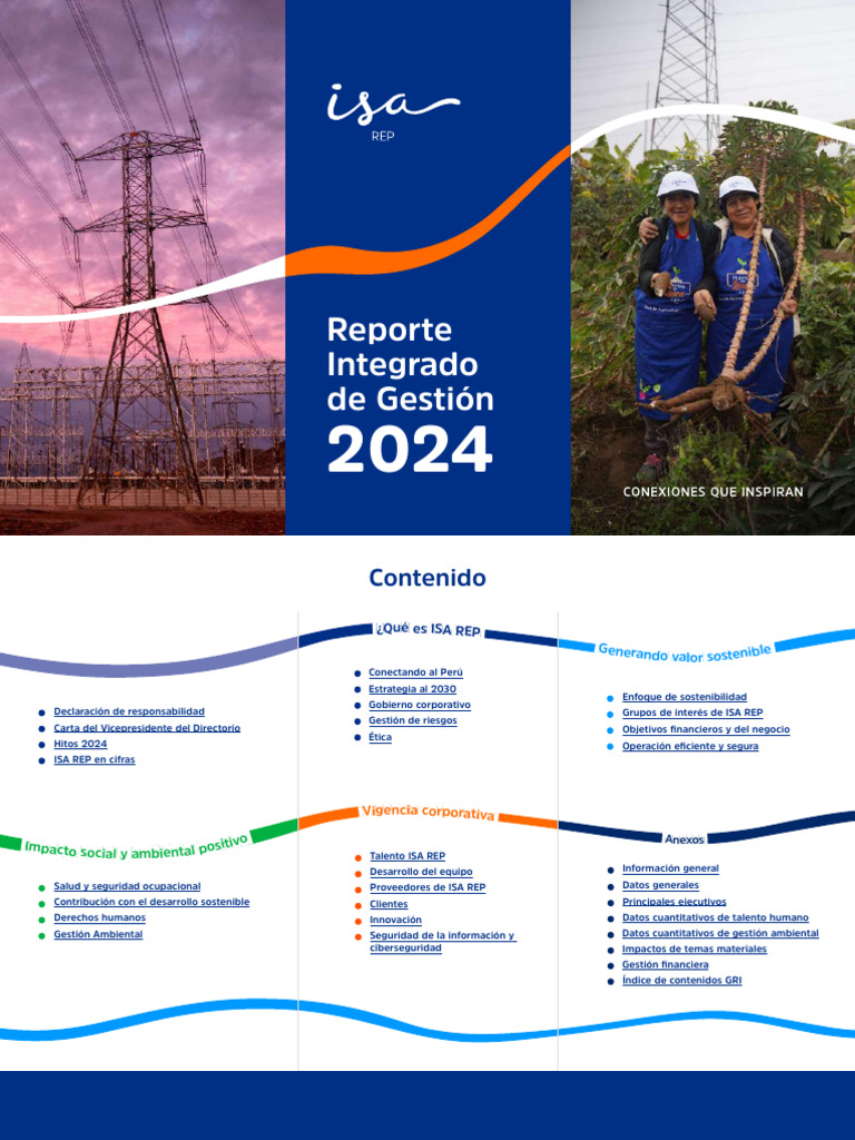 ISA REP Memoria Integrada 2024 | PDF | Ingenieria Eléctrica ...