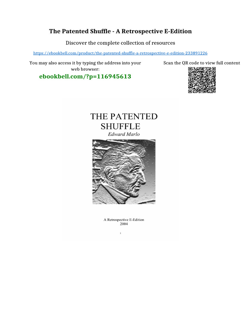 The Patented Shuffle - A Retrospective E-Edition Online Version | PDF ...
