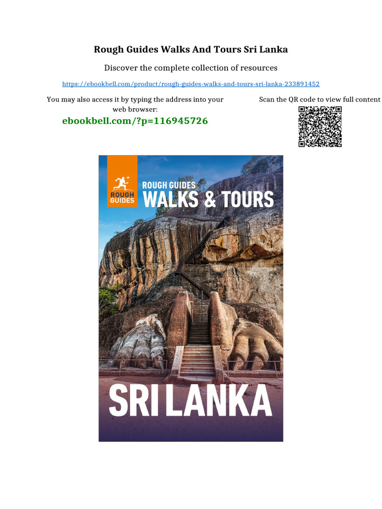 Rough Guides Walks and Tours Sri Lanka Full Digital Chapters | PDF ...