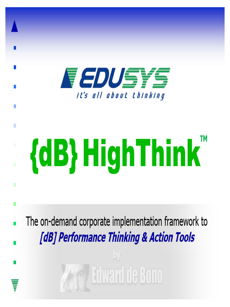 (DB) HighThink Presentation (Compact Version) | PDF | Pensamento ...