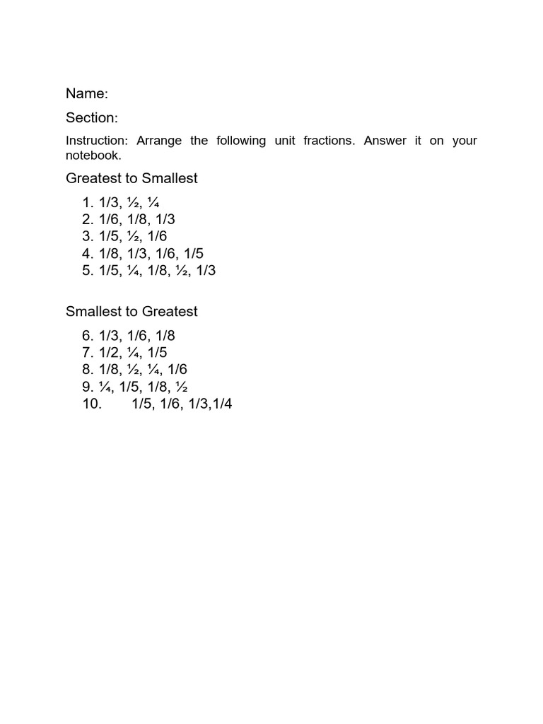 Worksheets ForMath | PDF