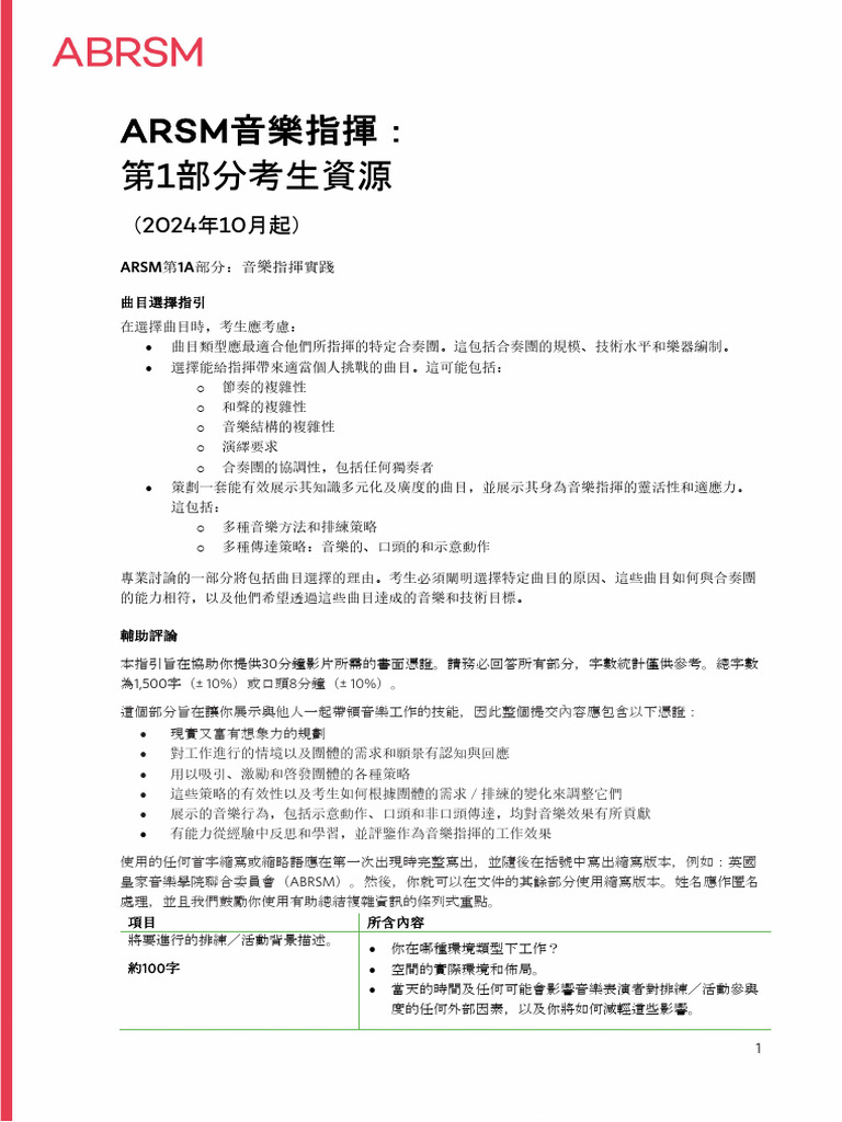 ARSM Directing Candidate Resource (中文) | PDF