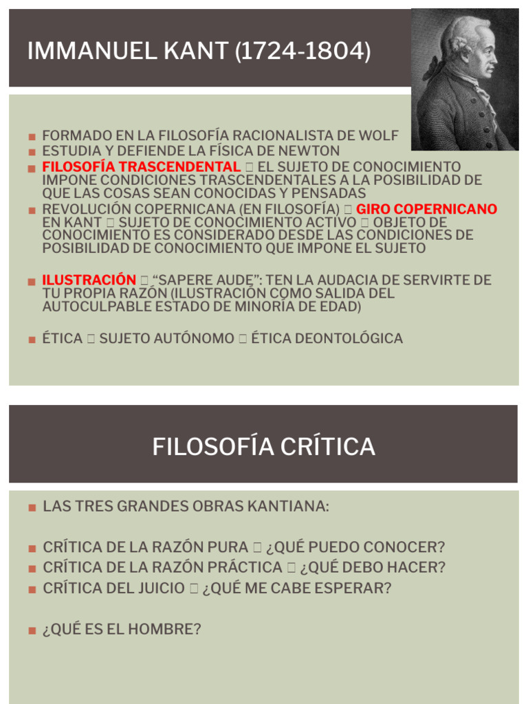 KANT-3 | PDF | Crítica de la razón pura | Immanuel Kant