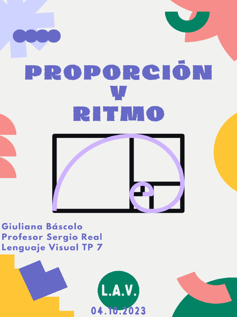Proporción y Ritmo | PDF | Rectángulo | Ritmo