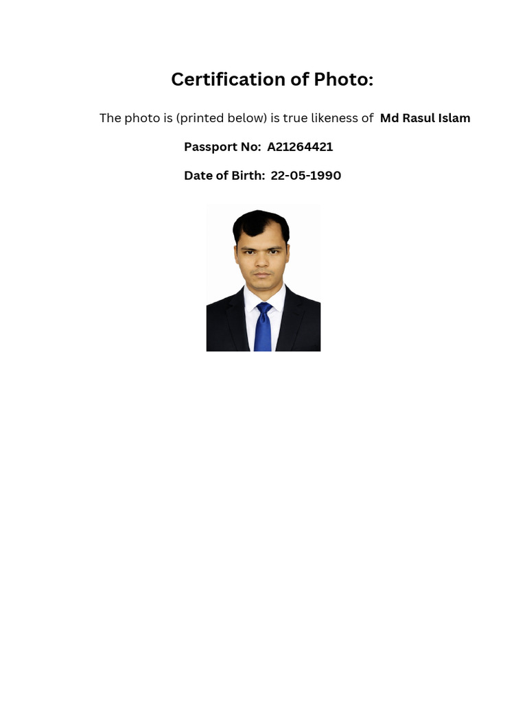 Md Rasul Islam Certification of Photo (3).PDF (4) | PDF