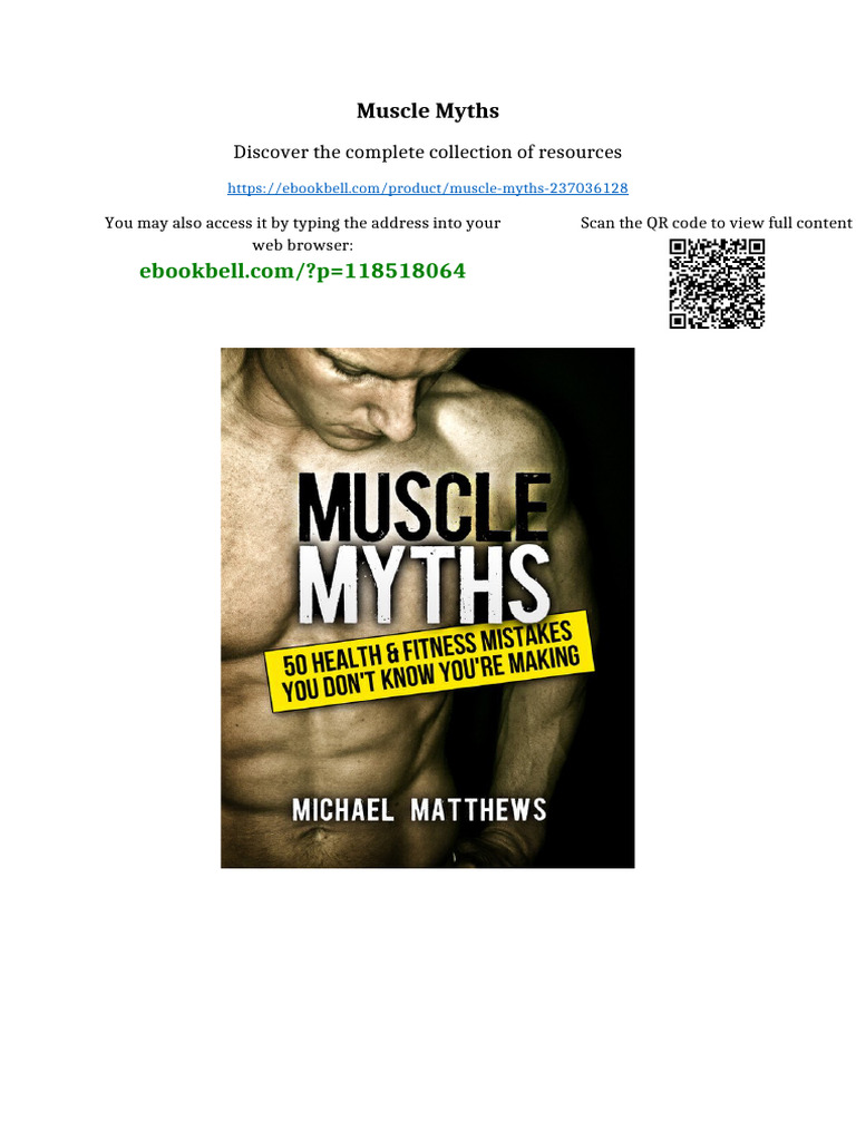 Muscle Myths online pdf | PDF | East Germany | Intellectual Property