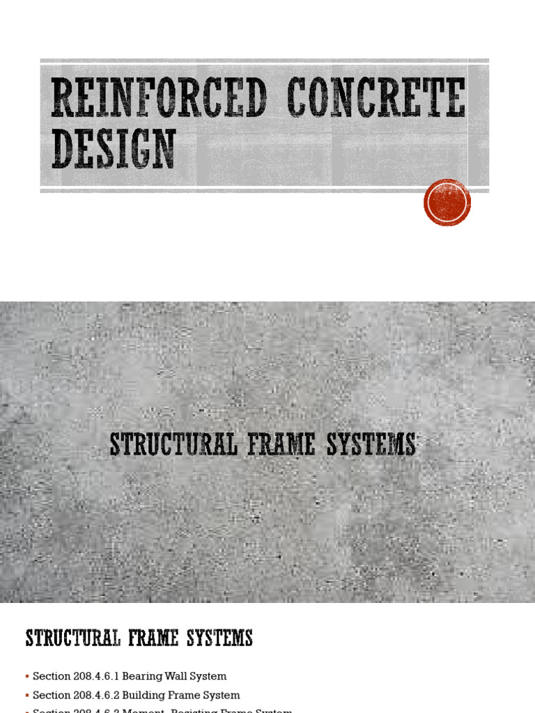 RCD Structural Frame Systems | PDF
