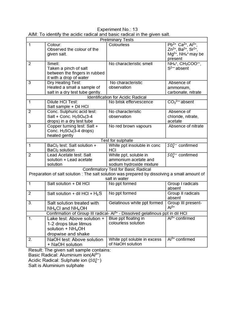 Al2(SO4)3 | PDF | Salt (Chemistry) | Ammonium