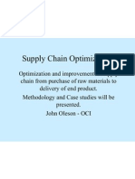 Supply Chain Optimization