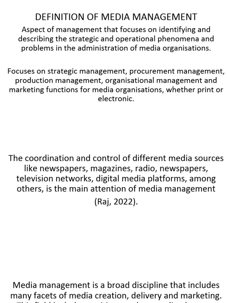 Media Manage Lecture Two | PDF | Marketing | Creativity