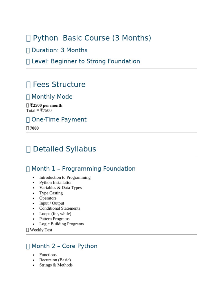 Python Basic | PDF