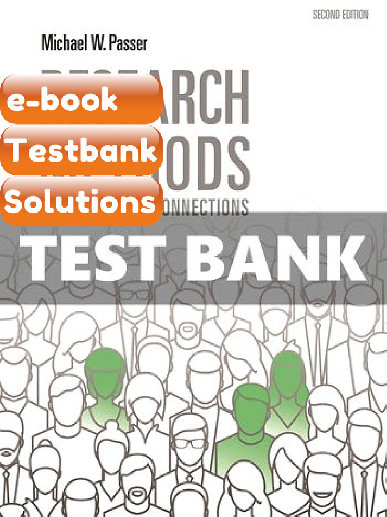 Testbank Research Methods Concepts and Connections 2 Ed Passer Fast ...