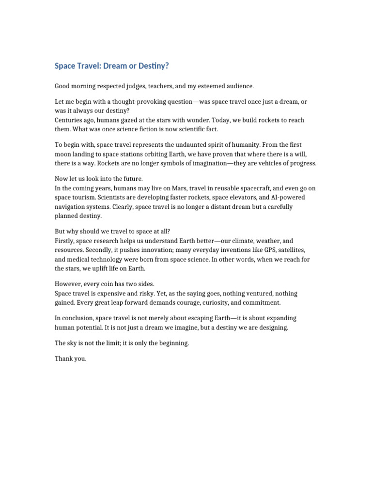 Elocution Speech Aadhav | PDF