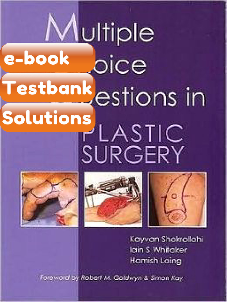 Testbank MCQs in Plastic Surgery Fast Download | PDF | Subscription ...