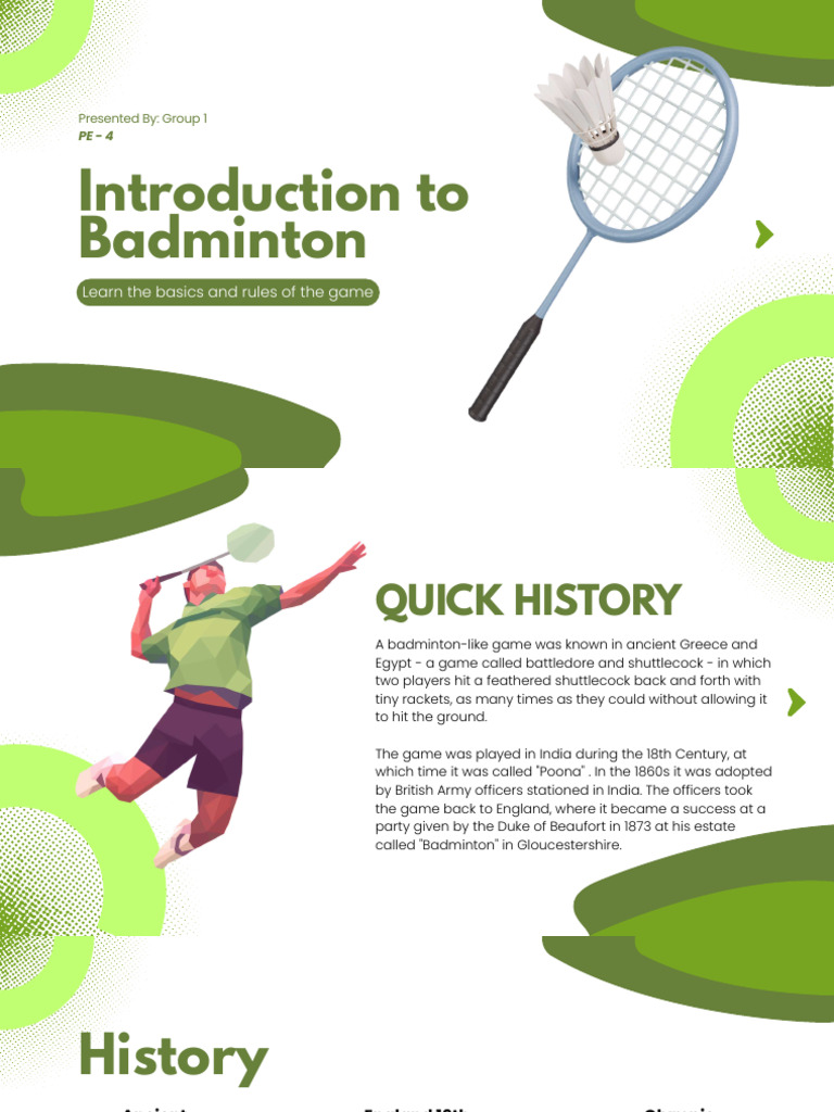 Group 1 Badminton Rules and Shuttle Compressed | PDF