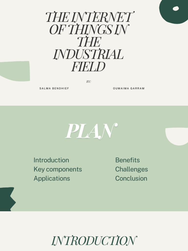 Internet of Things in The Industrial Field | PDF | Internet Of Things ...