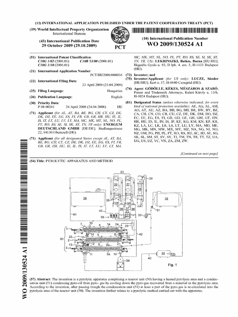 Wo 2009130524 A 1 | PDF