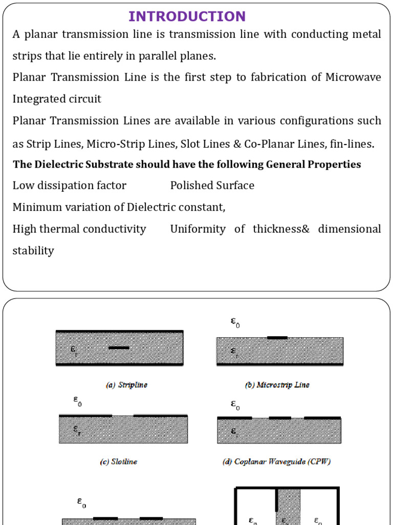 Microstrip Lines 382 Removed | PDF | Transmission Line | Dielectric