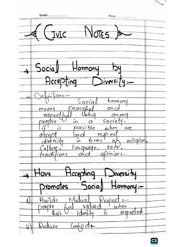 Civics Note | PDF