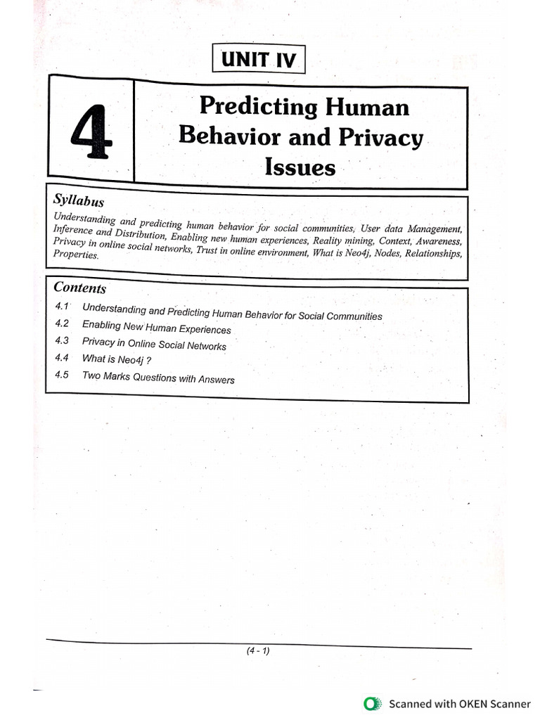 SNS Unit 4 | PDF