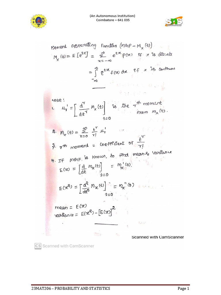 1740050146 | PDF | Statistics | Mathematics
