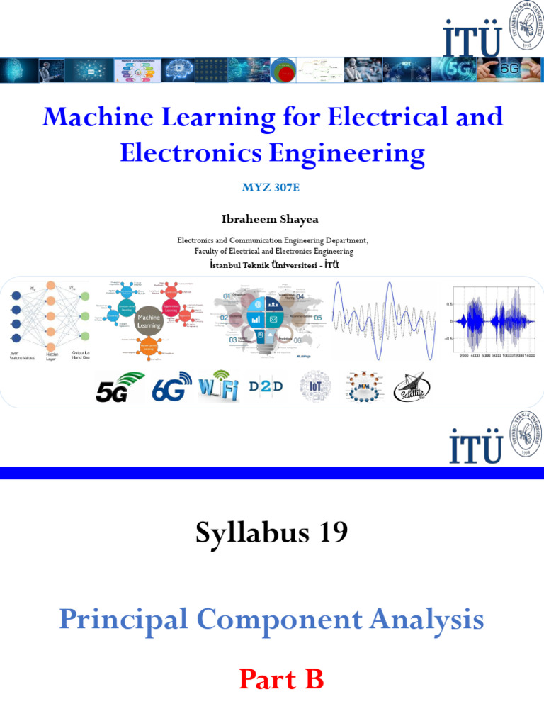 Lect - 19 UML B - DR - Principal Component Analysis (PCA) | PDF ...