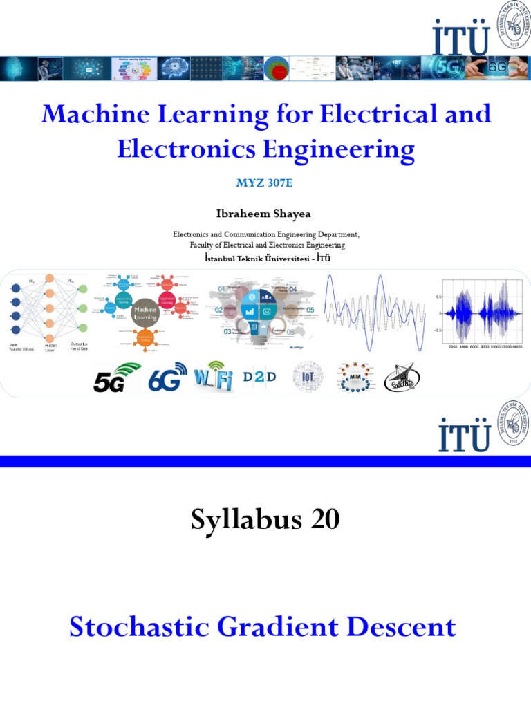 Lect - 20 Stochastic Gradient Descent | PDF | Algorithms | Machine Learning