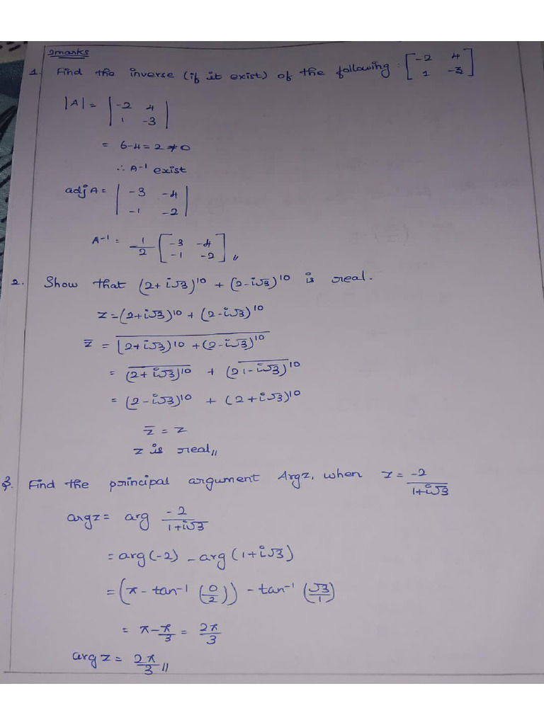 Maths Assignment 2 | PDF