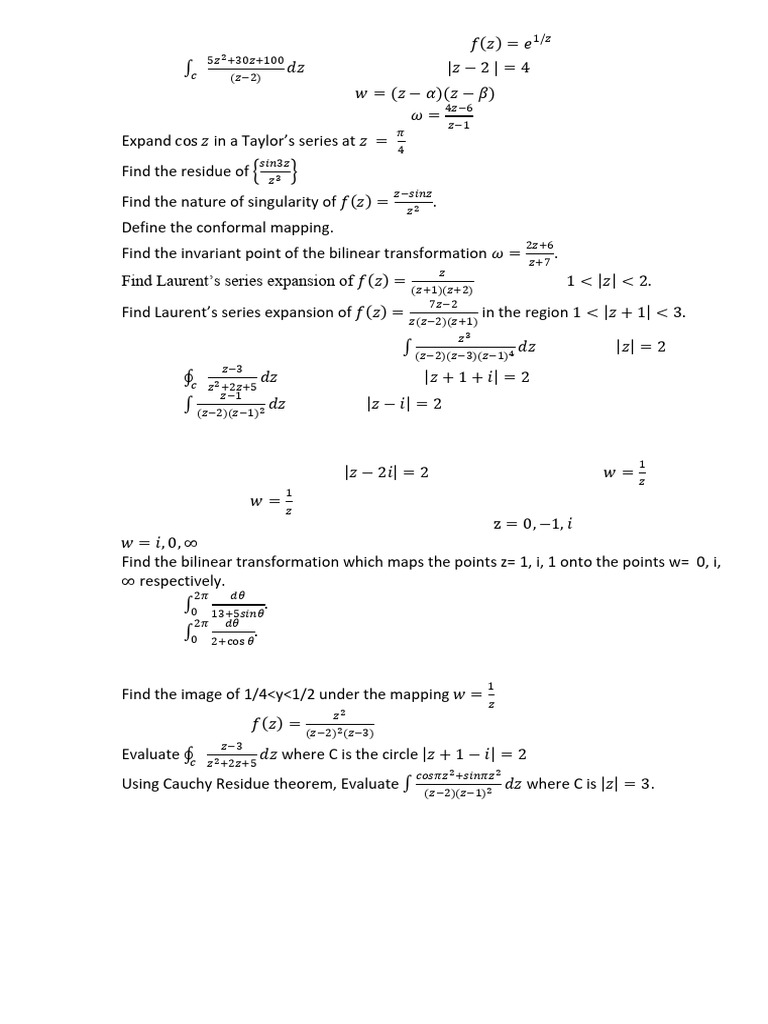 Important Questions IA - 2 | PDF