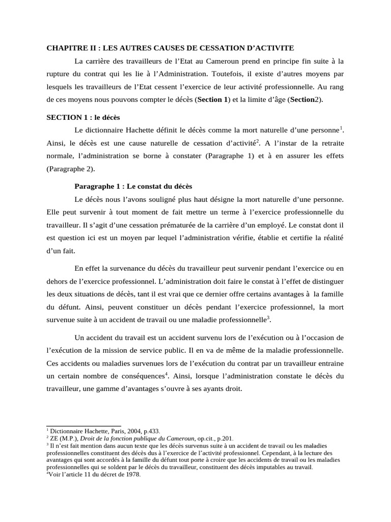 Chapitre II, Titre 2 Part 2 | PDF | Retraite